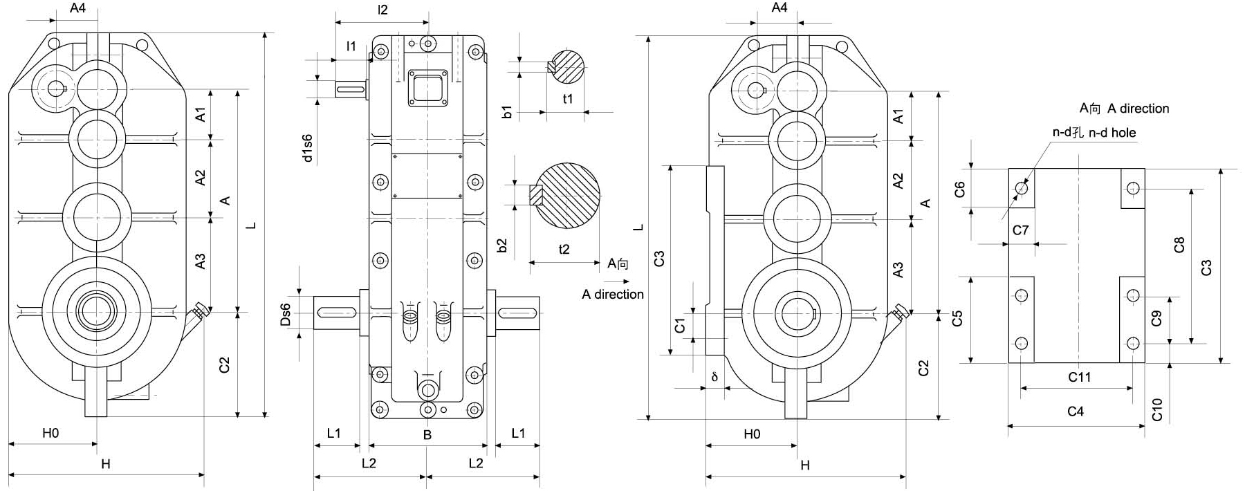 ZSC(D)立式大速比减速器