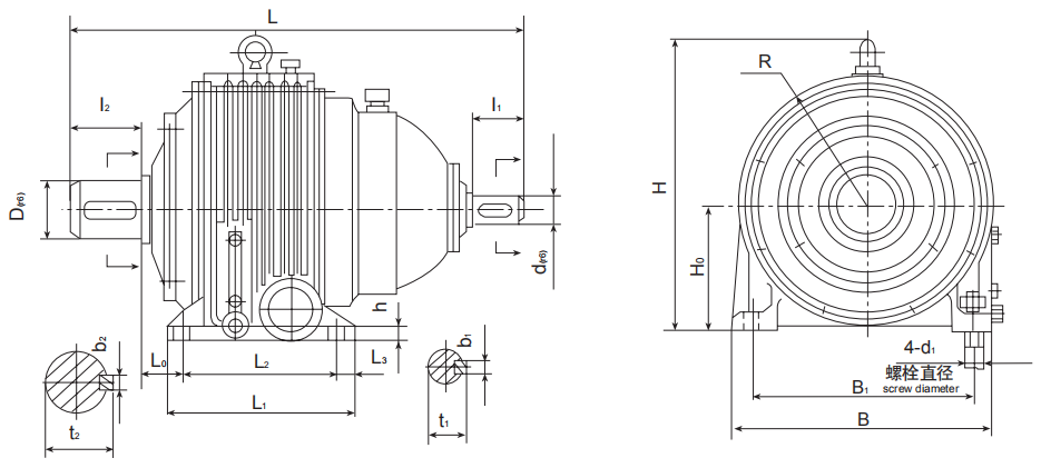 两级NGW型减速器