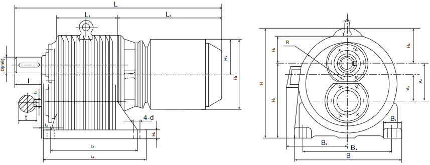 YGL、YZL系列马达减速器