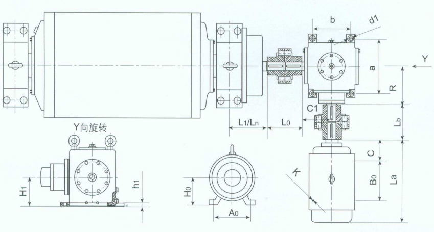 WIII型外置式电动滚筒